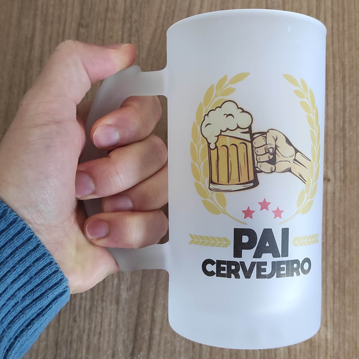 caneca de chopp pai cervejeiro presente criativo
