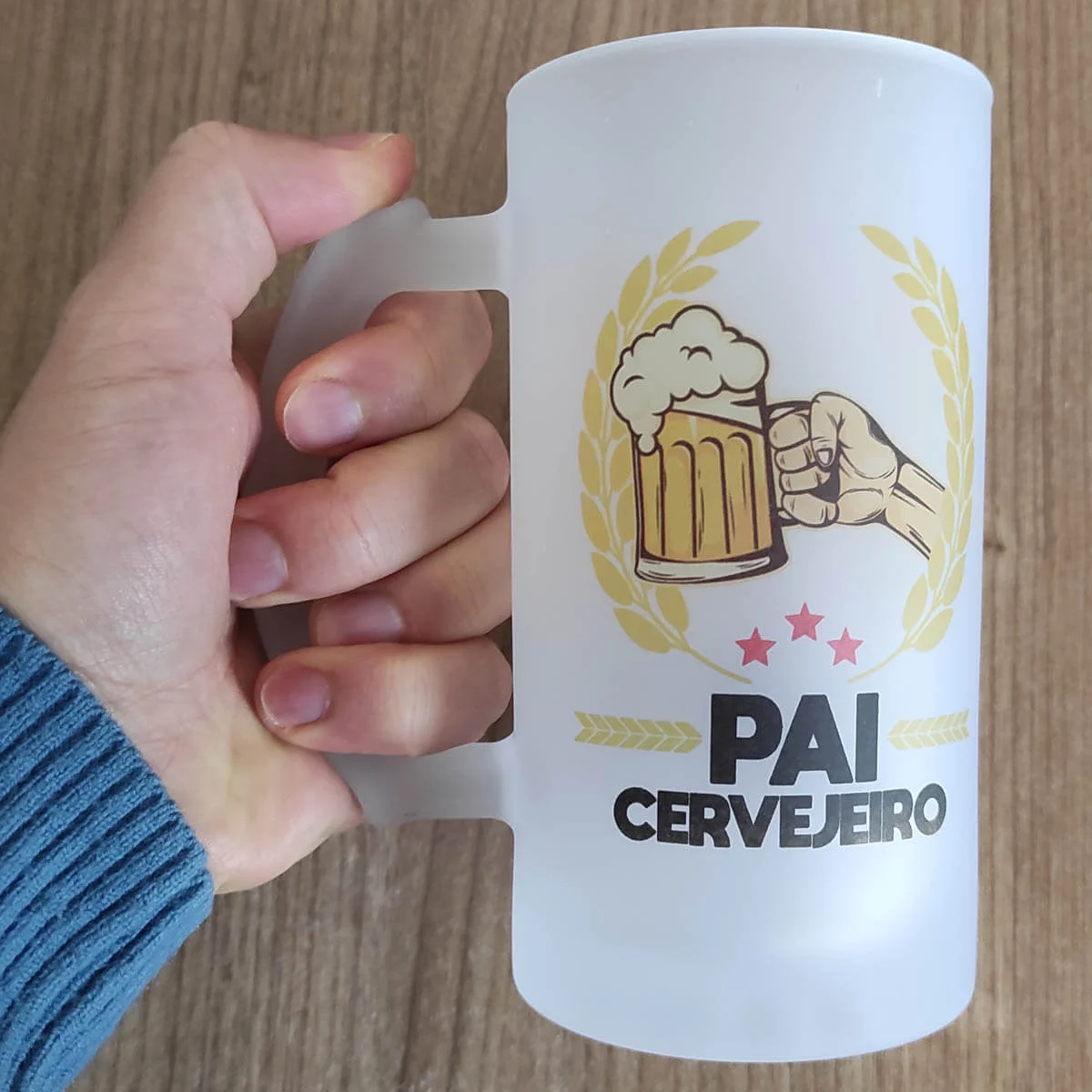 caneca de chopp pai cervejeiro presente criativo