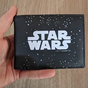 carteira de couro geek star wars oficial nerd