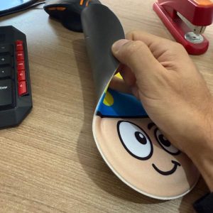 mouse pad cogumelo azul