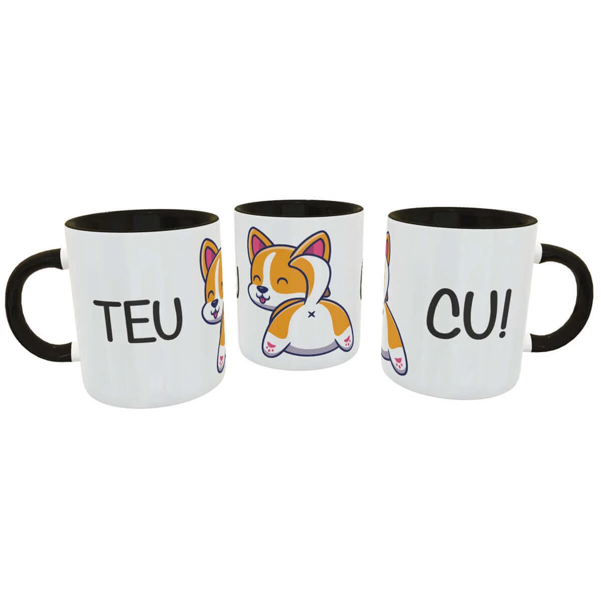Caneca Divertida Cachorrinho Teu Cu