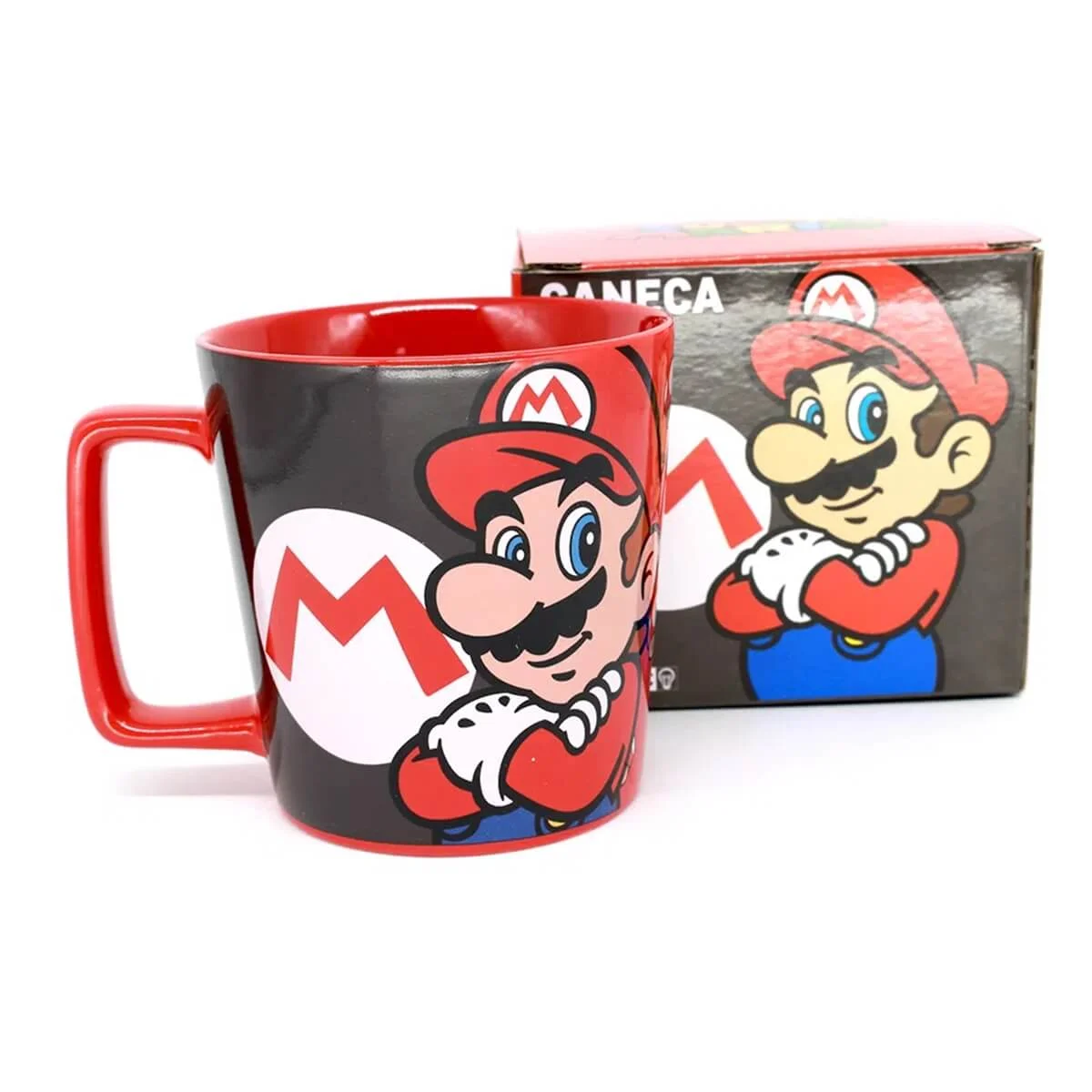 Caneca Mario Mushroom - Presente Criativo Geek