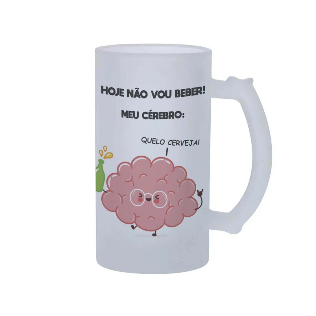 Caneca de Chopp Divertida Quelo Cerveja - Presente Criativo Caneca de Chopp Divertida Quelo Cerveja - Presente Criativo