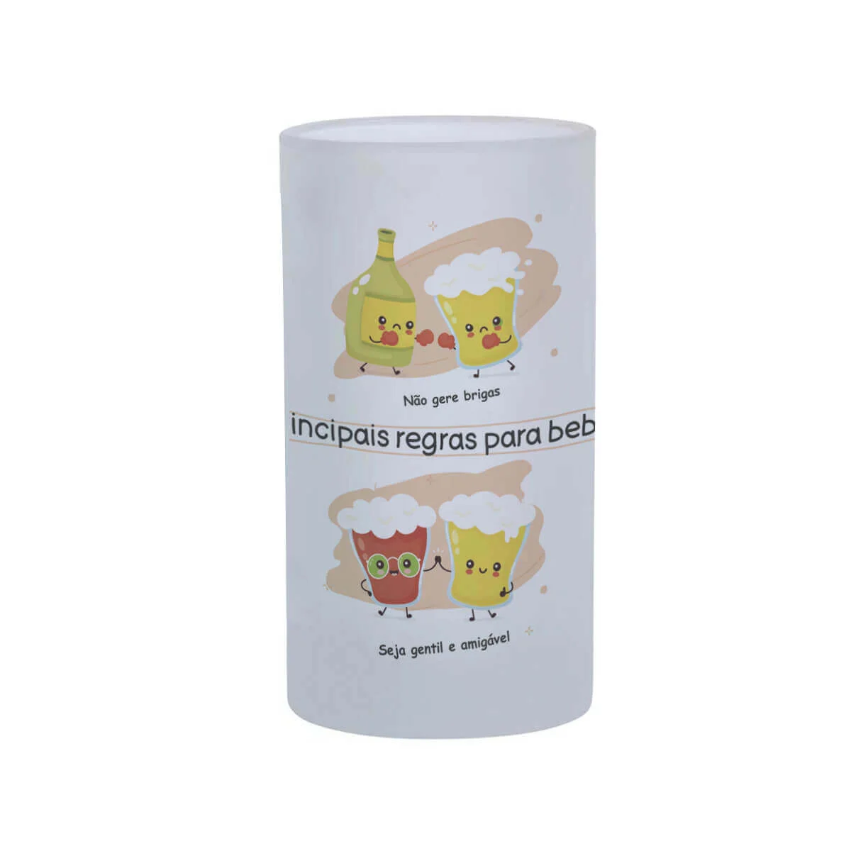 Caneca de Chopp Divertida Regras para Beber - Presente Criativo 3