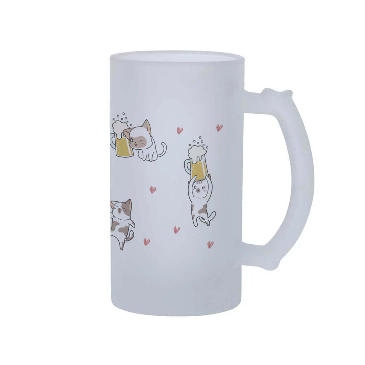 Caneca de Chopp Gatinhos Kawaii - Presente Criativo 2