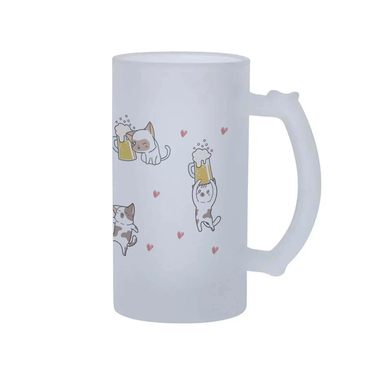 Caneca de Chopp Gatinhos Kawaii - Presente Criativo 2