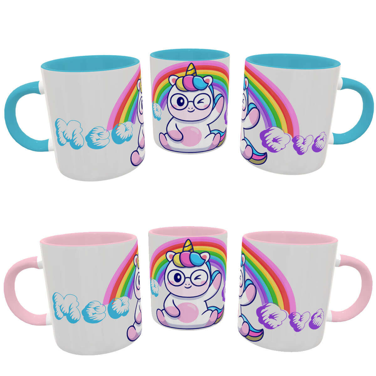Caneca unicórnio indelicado meu ovo