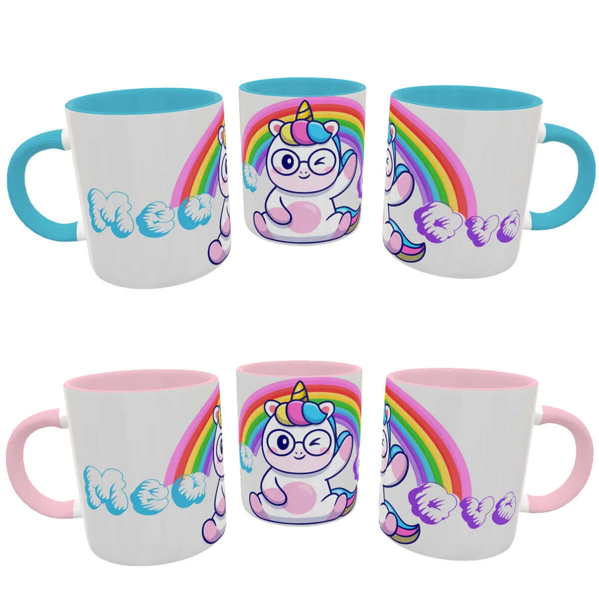 Caneca unicórnio indelicado meu ovo