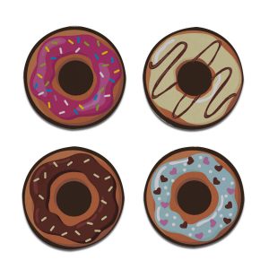 Porta copos donuts - Presente Criativo