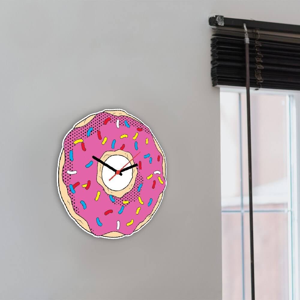 Relógio de Parede Donuts - Presente Criativo Geek 3