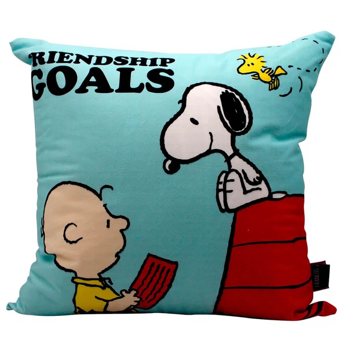 Almofada Friendship Goals Snoopy - Presente Criativo Geek Almofada Friendship Goals Snoopy - Presente Criativo Geek