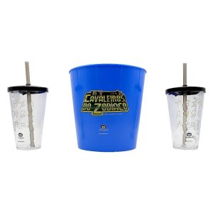 Almofada Porta Pipoca Cavaleiros do Zodíaco - Presente Criativo Geek 3