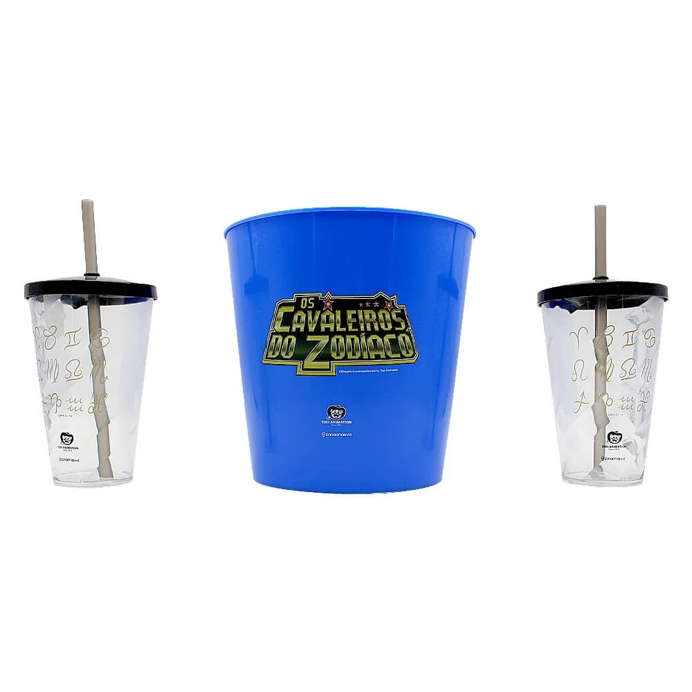 Almofada Porta Pipoca Cavaleiros do Zodíaco - Presente Criativo Geek 3