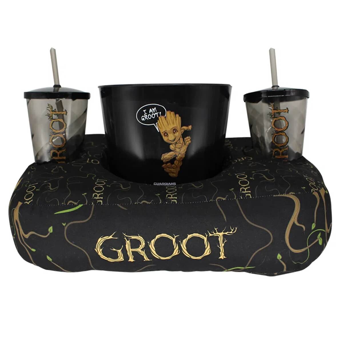 Almofada Porta Pipoca Groot - Presente Criativo Geek Almofada Porta Pipoca Groot - Presente Criativo Geek