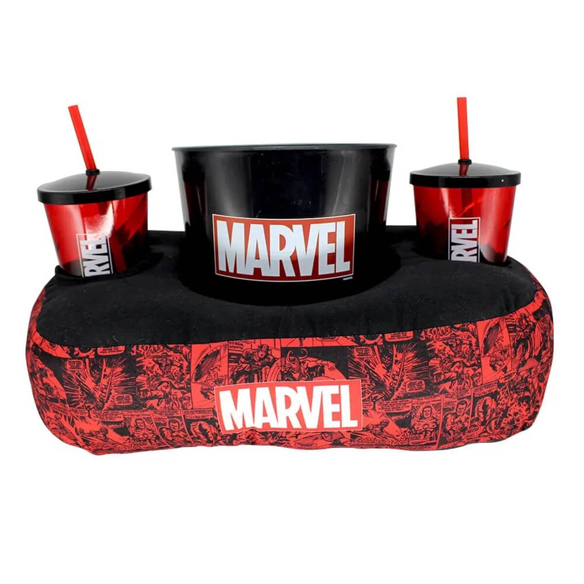 Almofada Porta Pipoca Marvel Classic - Presente Criativo Geek Almofada Porta Pipoca Marvel Classic - Presente Criativo Geek