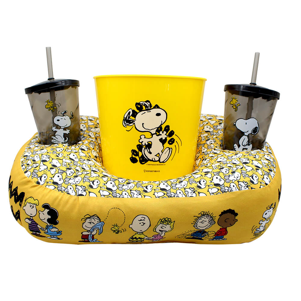 Almofada Porta Pipoca Snoopy e Turma - Presente Criativo Geek 2