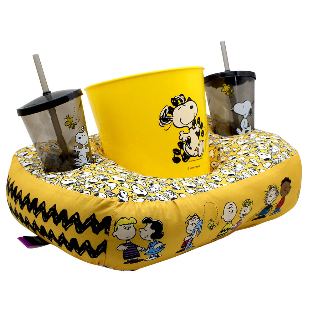Almofada Porta Pipoca Snoopy e Turma - Presente Criativo Geek 3