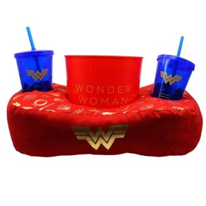 Almofada Porta Pipoca Wonder Simbolo WW84 - Presente Criativo Geek