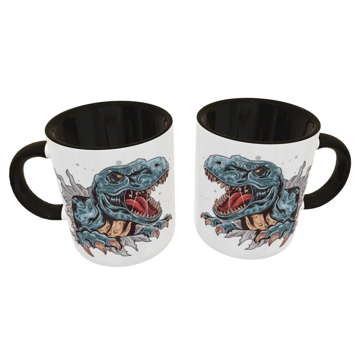 Caneca Dinossauro T-Rex - Presente Criativo Geek 2