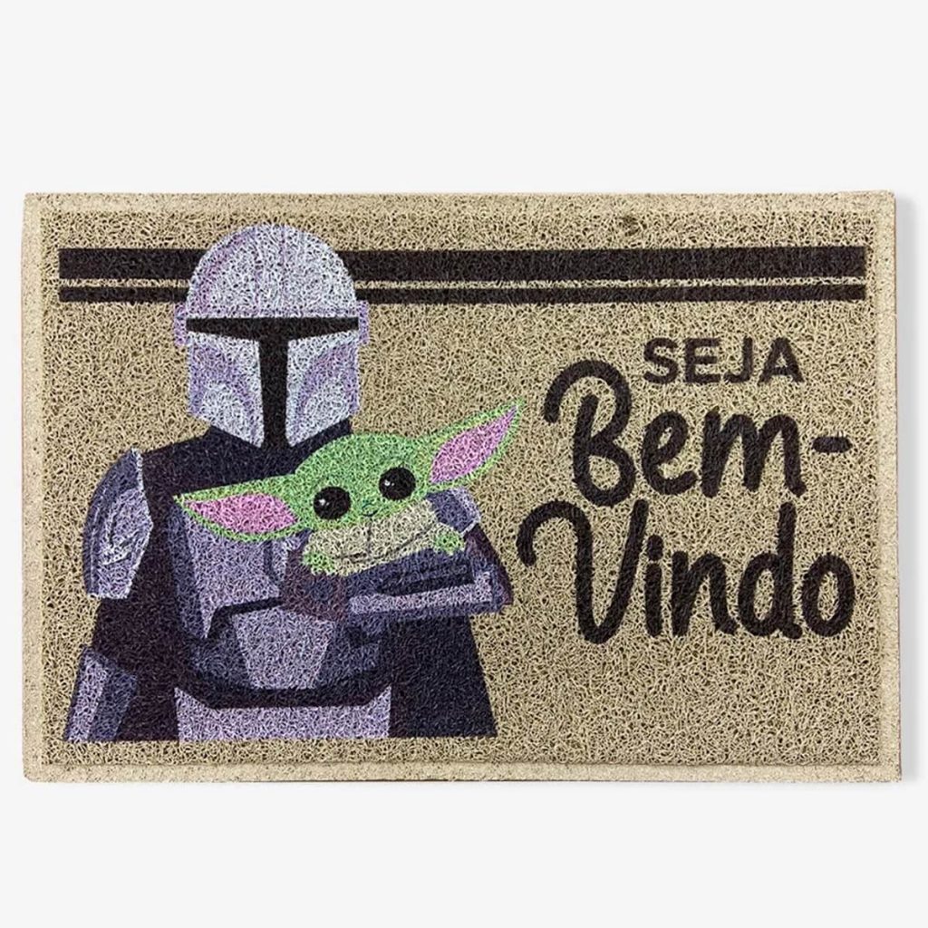 Suporte livro e jogos capsula baby yoda star wars decoracao geek