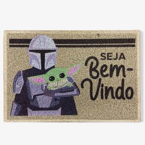Capacho Geek Mandalorian - Presente Criativo Geek