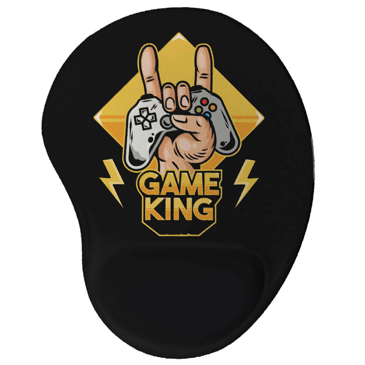 Mouse pad ergonômico Game King - Presente Criativo Geek Mouse pad ergonômico Game King - Presente Criativo Geek
