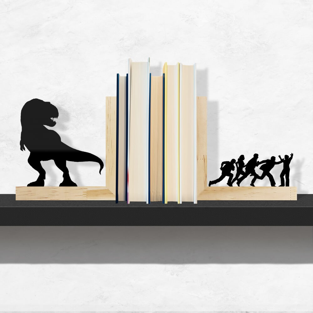Porta Livros Aparador Dinossauro - Presente Geek 3