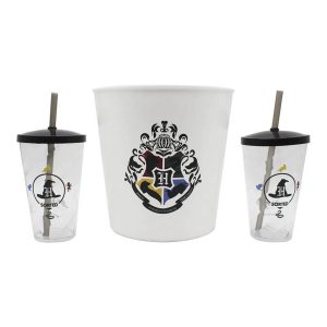 Almofada Porta Pipoca Harry Potter Hogwarts - Presente Geek 3