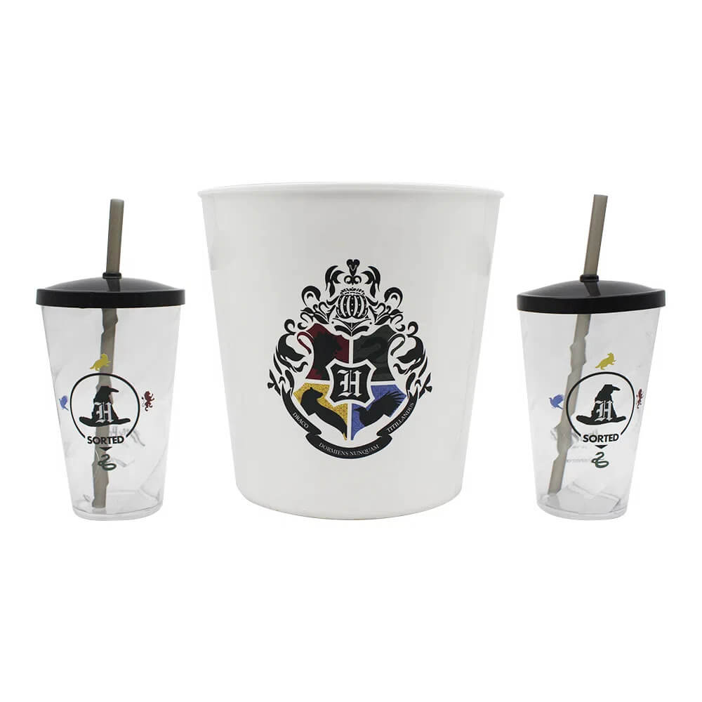 Almofada Porta Pipoca Harry Potter Hogwarts - Presente Geek 3