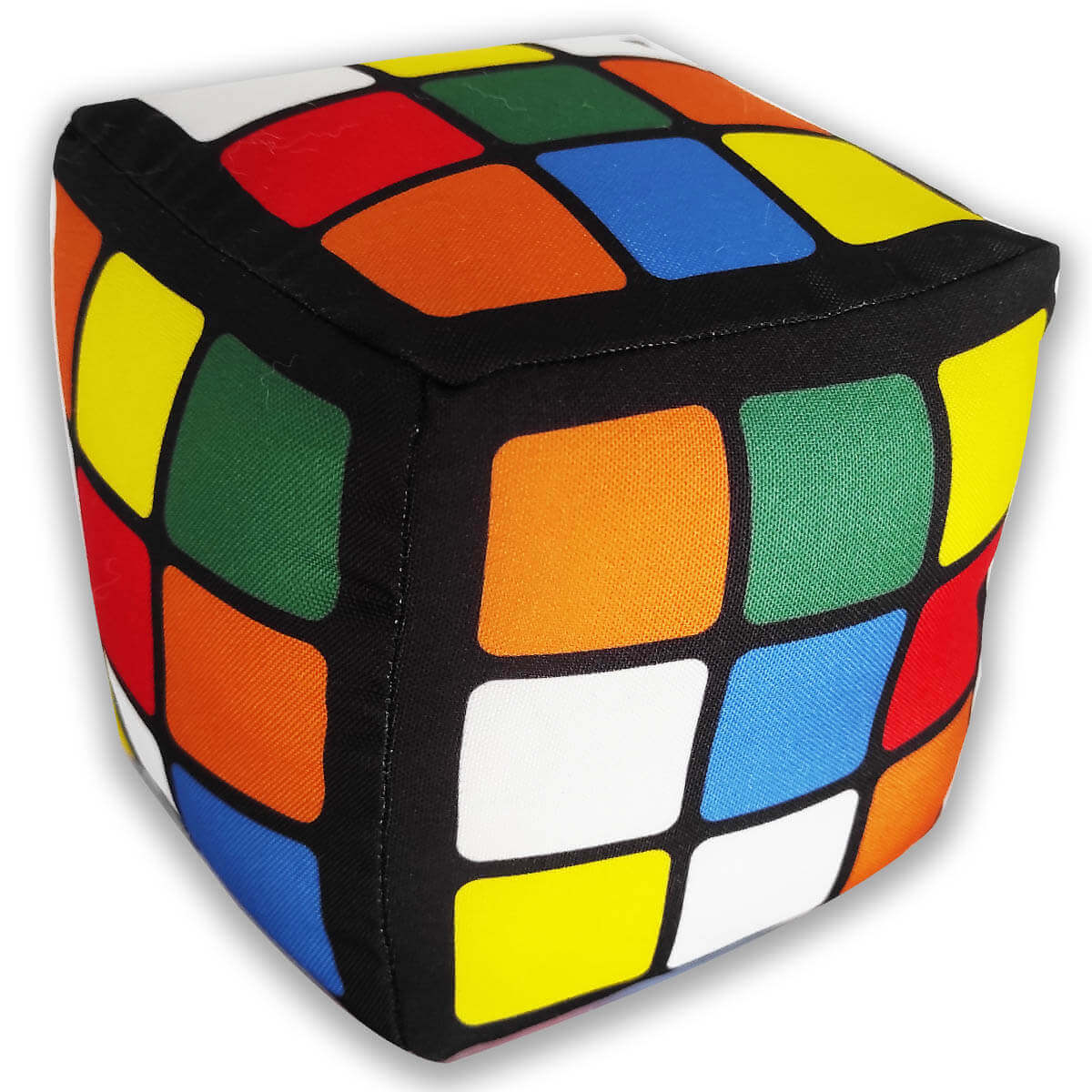 Peso de porta Cubo Mágico Retrô Decoração Geek 02