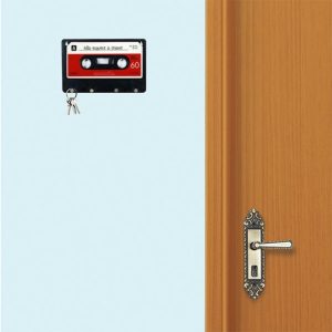Porta Chaves Fita K7 - Decoração Criativa 2