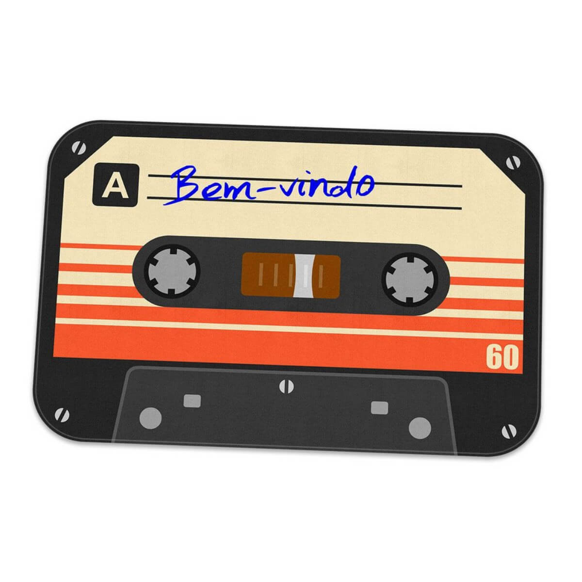 Tapete Fita K7 - Presente Criativo Geek Tapete Fita K7 - Presente Criativo Geek