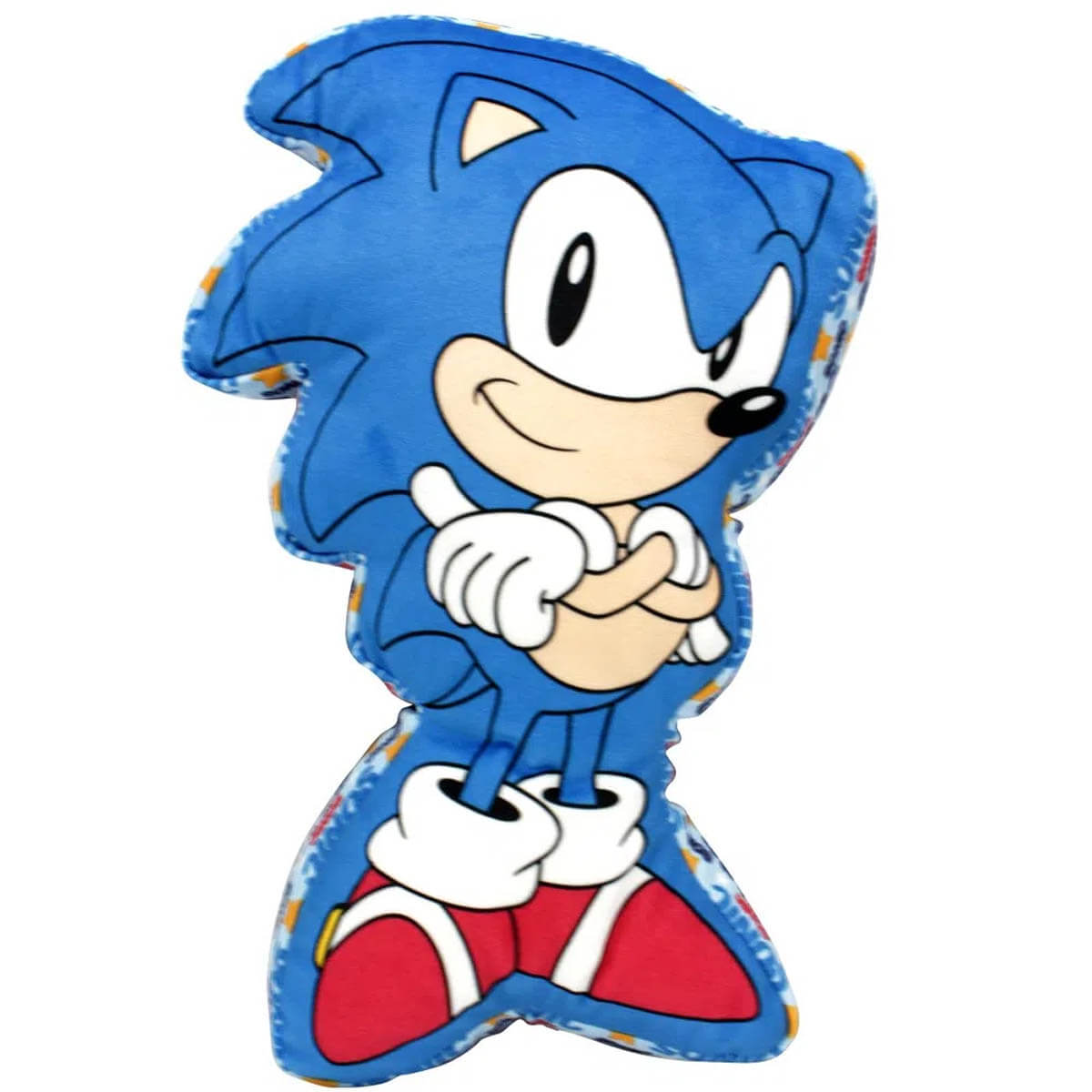 Almofada Criativa Geek Formato Sonic Almofada Criativa Geek Formato Sonic