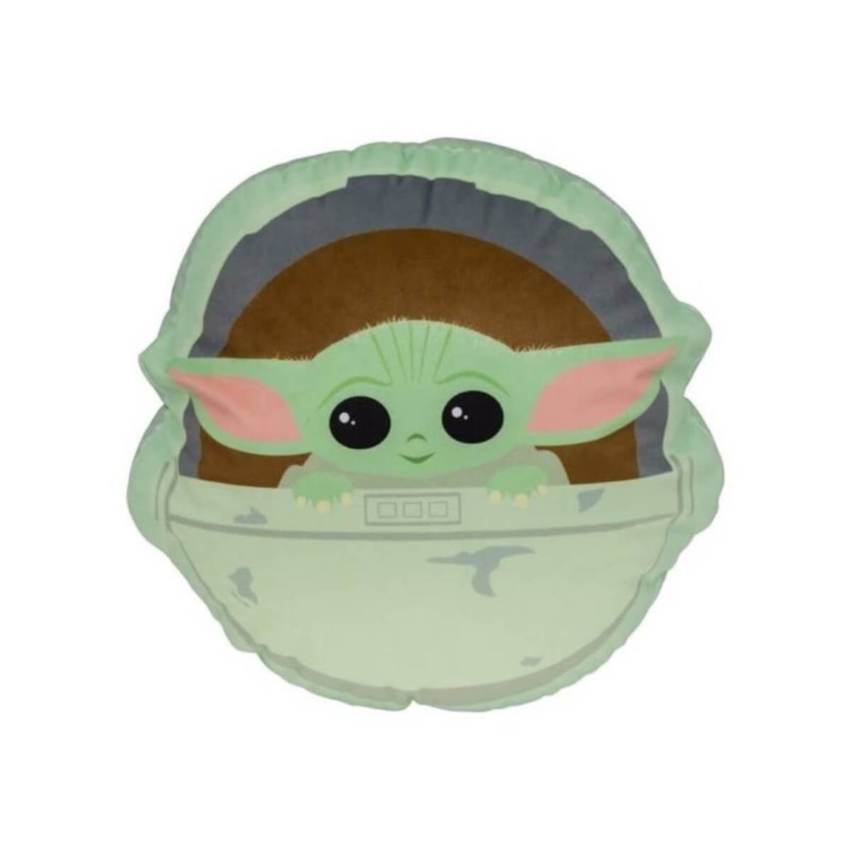 Almofada Formato Baby Yoda Nave - Presente Geek Almofada Formato Baby Yoda Nave - Presente Geek