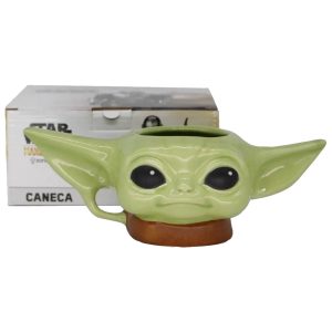 Caneca Formato 3d Baby Yoda - Presente Geek