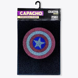 Capacho Escudo Capitão América - Presente Criativo Geek 3