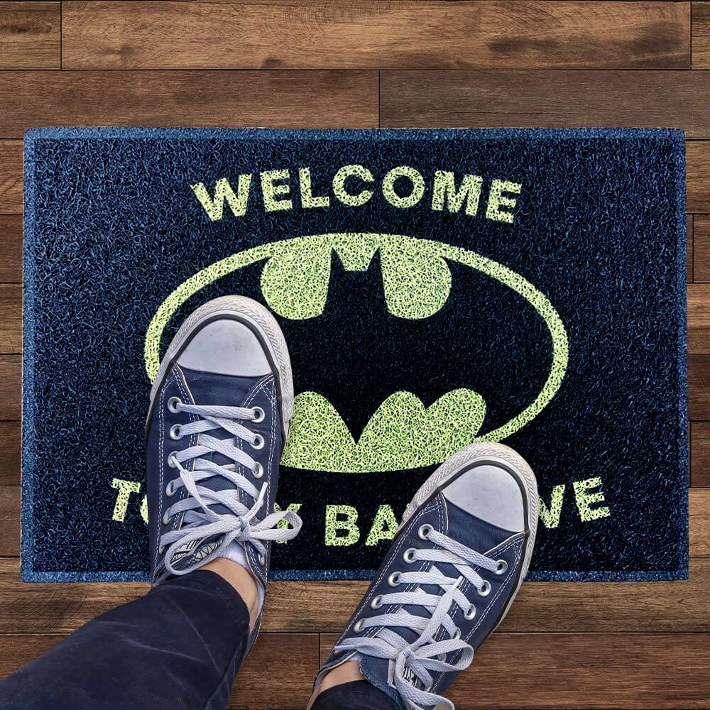 Capacho Welcome To My Batcaverna - Decoração Geek 2