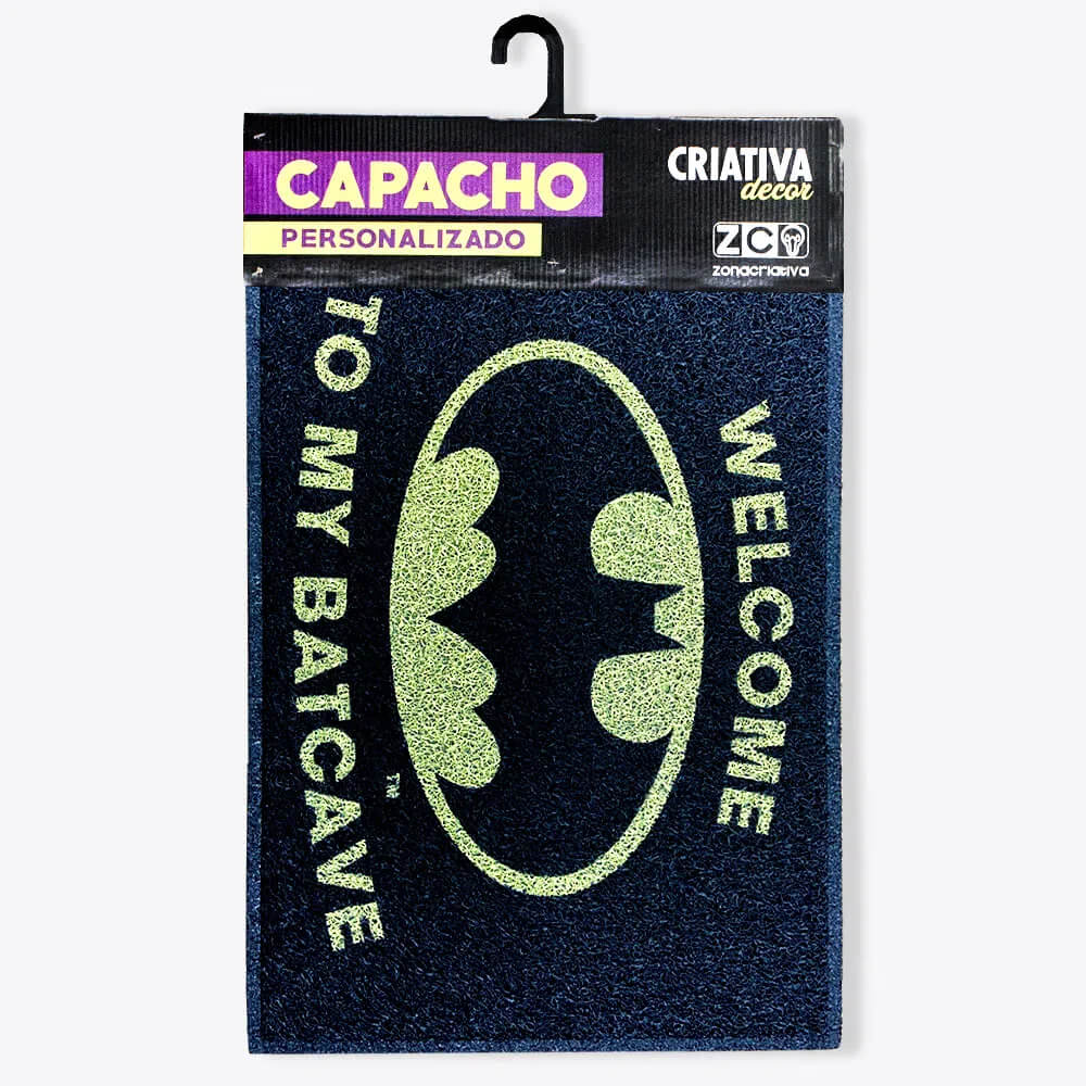 Capacho Welcome To My Batcaverna - Decoração Geek 3