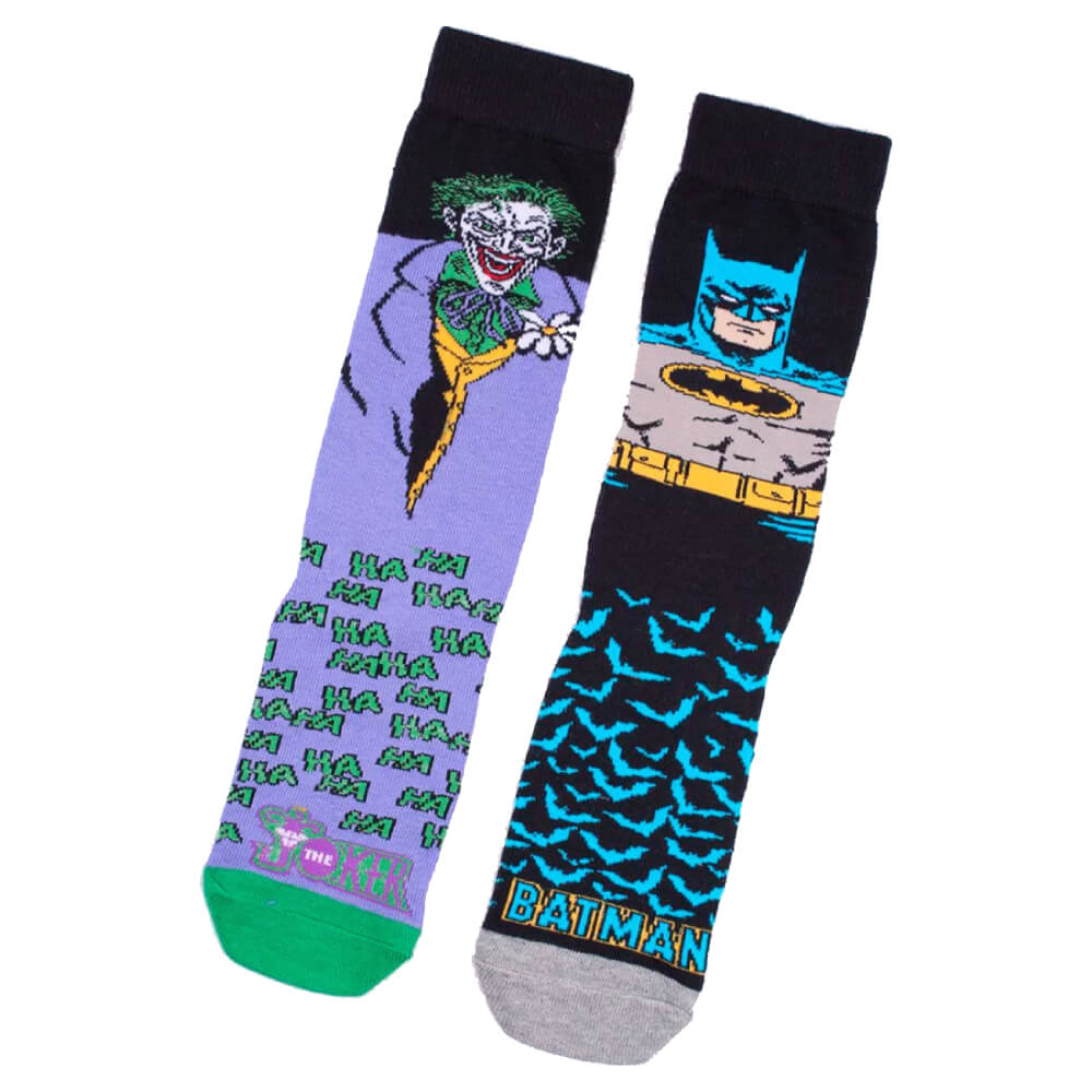 Meias Cao Alto Batman Vs Coringa - Presente Geek 3