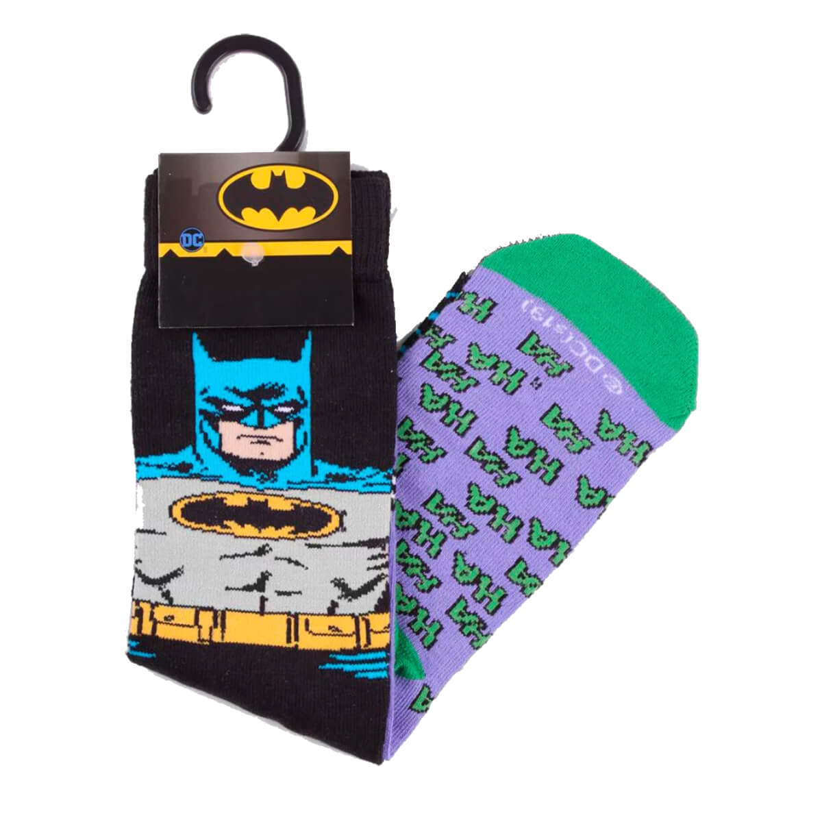 Meias Cao Alto Batman Vs Coringa - Presente Geek Meias Cao Alto Batman Vs Coringa - Presente Geek