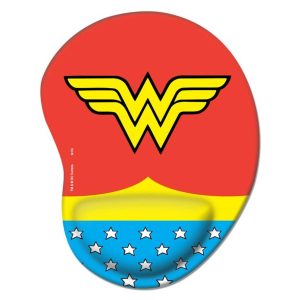 Mouse Pad Ergonômico Power Girls Wonder Woman DC - Presente Geek