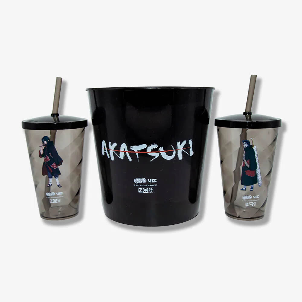 Almofada Porta Pipoca Naruto Akatsuki - Presente Geek 3