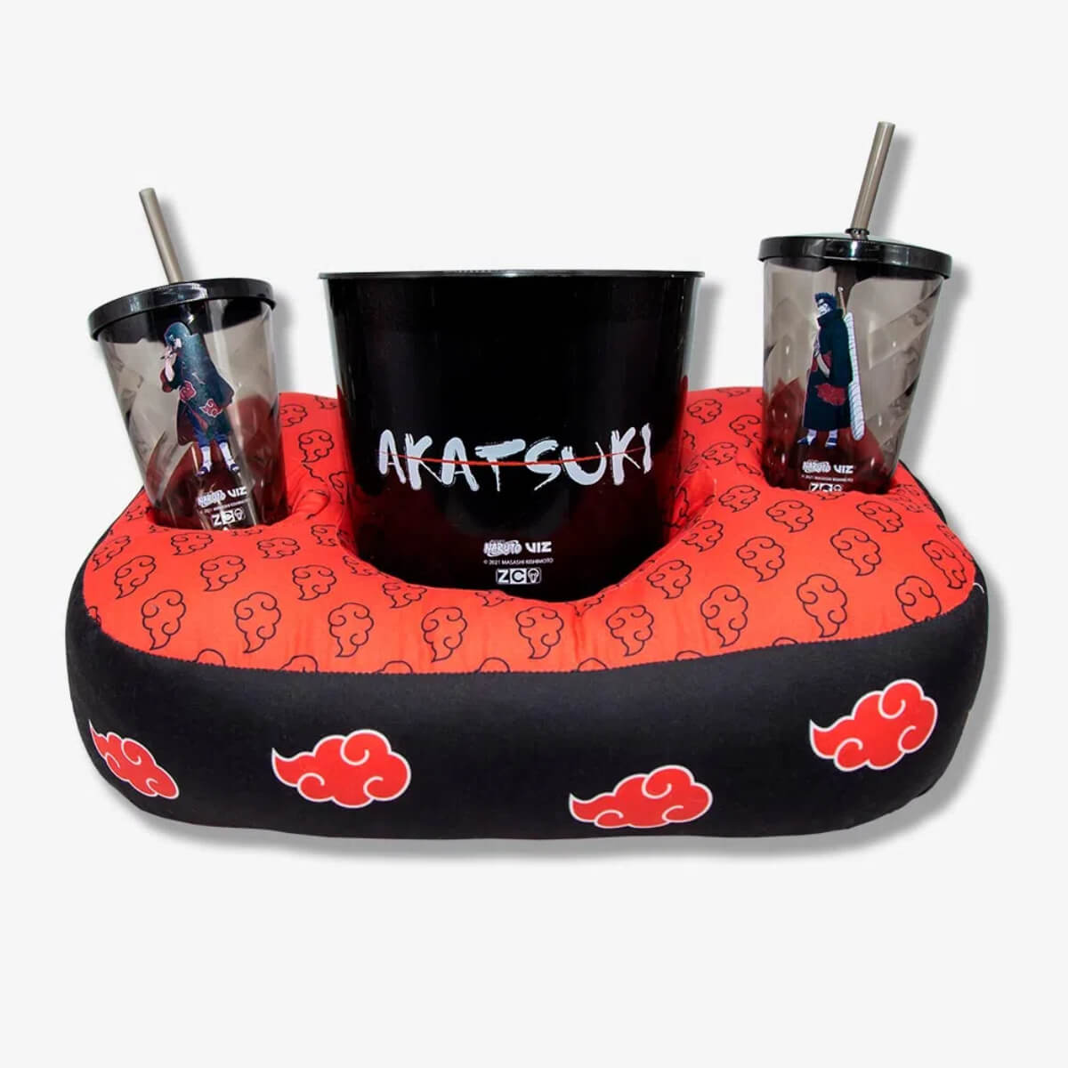 Almofada Porta Pipoca Naruto Akatsuki - Presente Geek Almofada Porta Pipoca Naruto Akatsuki - Presente Geek