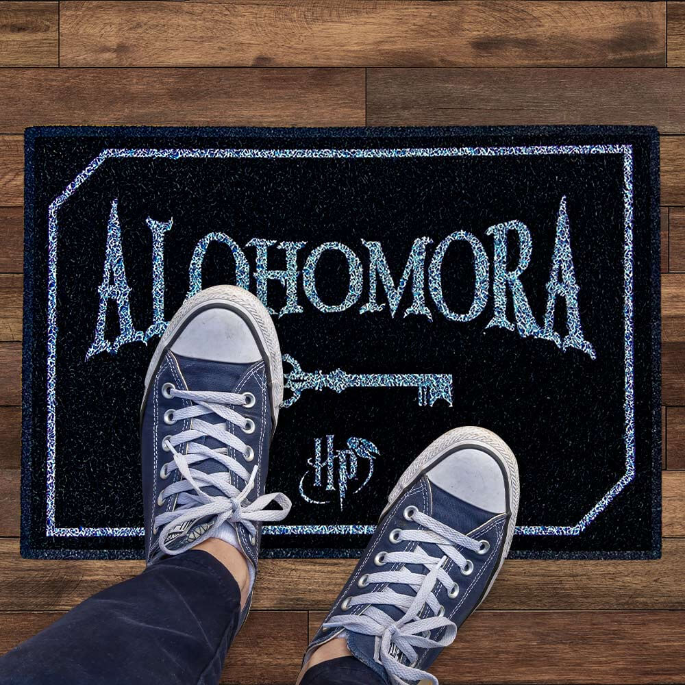 Capacho Harry Potter alohomora - Decoração Geek 2