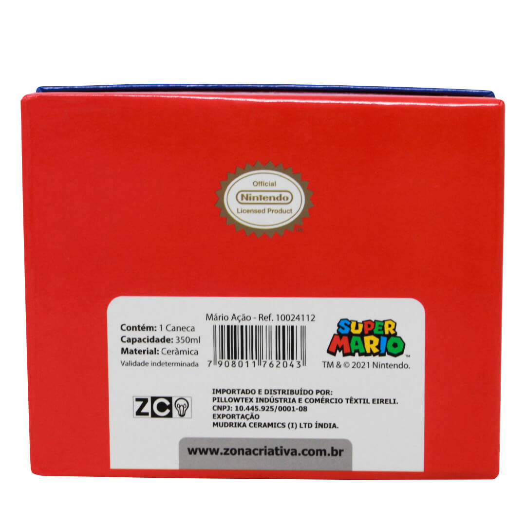 Caneca Tom Mario Açao - Presente Geek 6