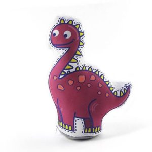 Peso de Porta Dino Roxo - Decoraçao Criativa 2