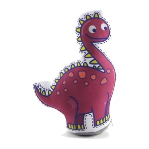 Peso de Porta Dino Roxo - Decoraçao Criativa
