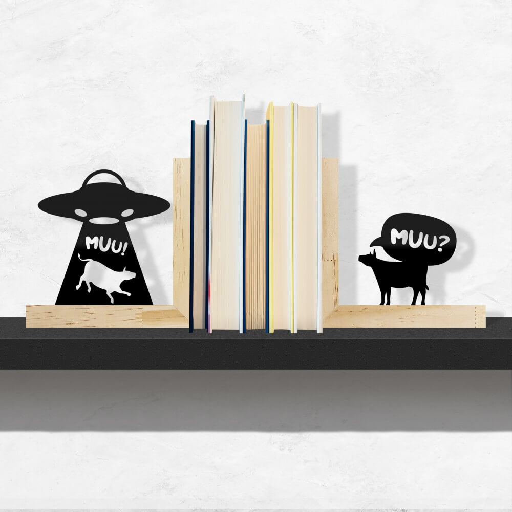 Porta Livros Ovni - Decoraçao Geek 3