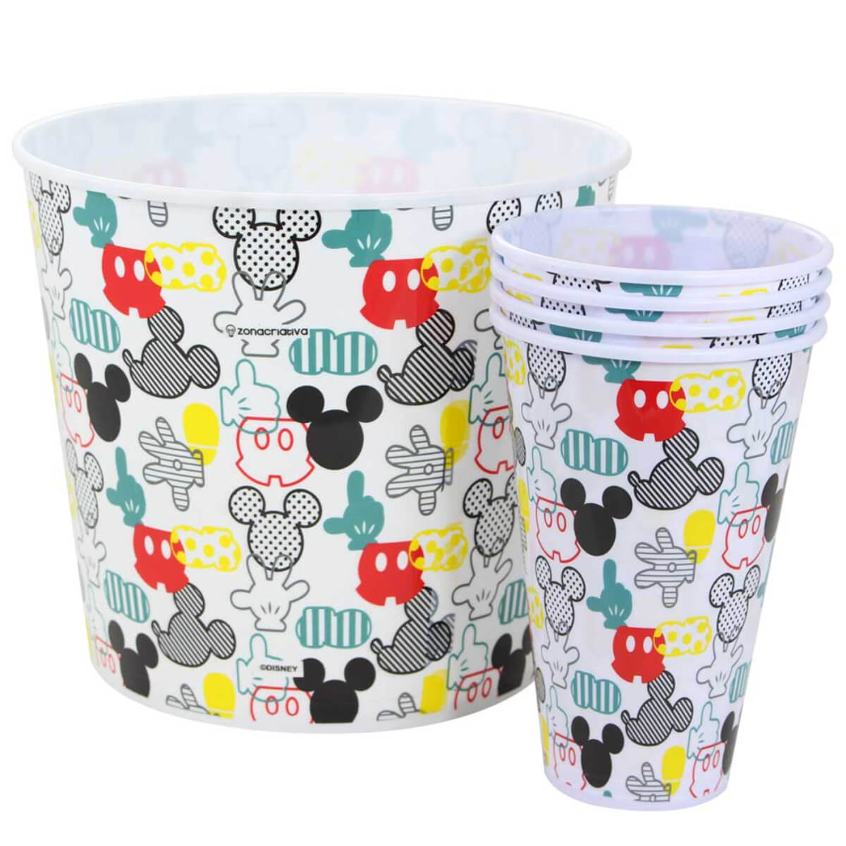 Kit de Pipoca Mickey Elementos - Cozinha Geek Kit de Pipoca Mickey Elementos - Cozinha Geek