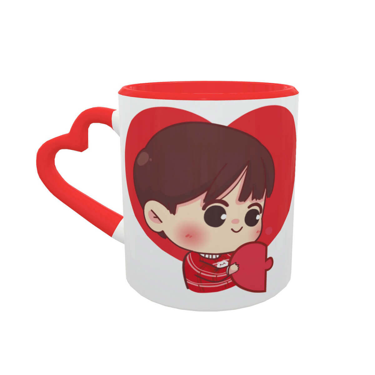 Caneca Casal Kawaii Presente Criativo Namorados geek 2